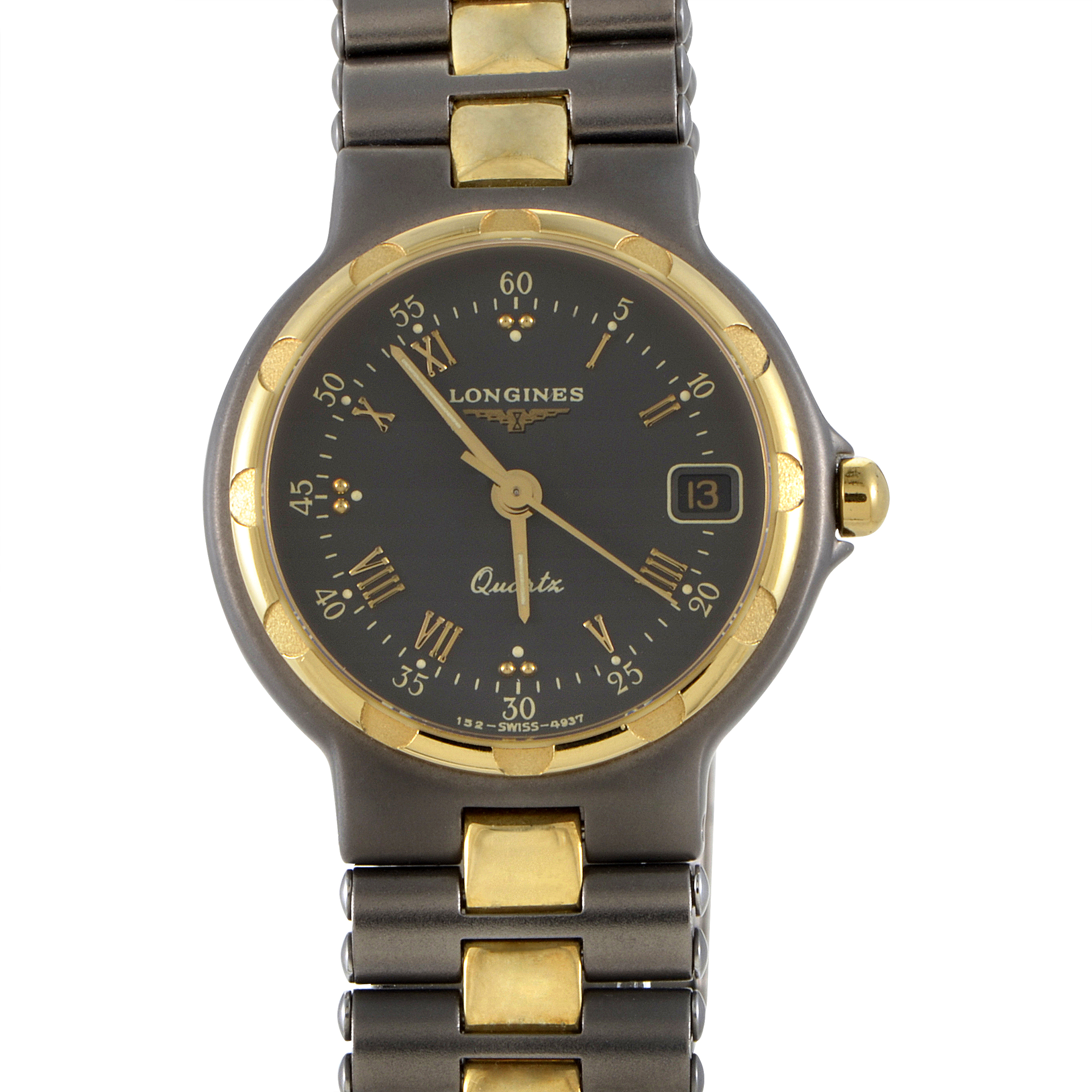 Longines Conquest Men's Gold Plated Stainless Steel Quartz Watch L4.693