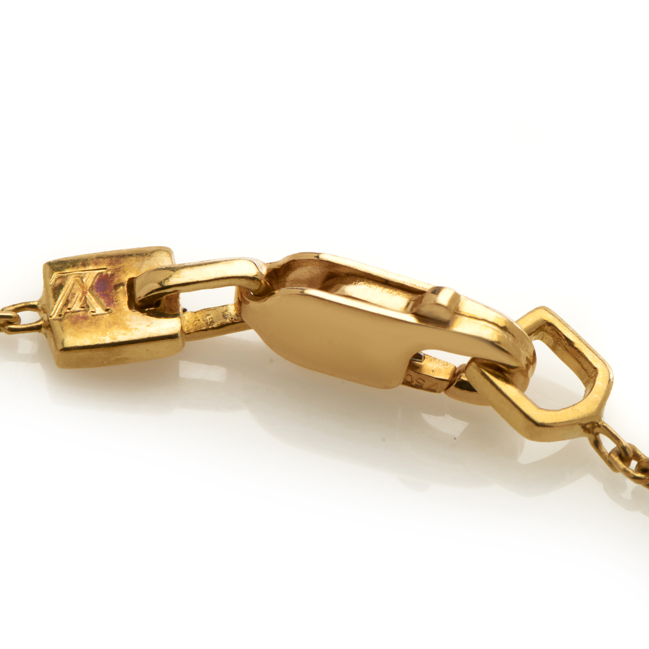 Louis Vuitton Idylle Blossom GM Bracelet Gold Diamonds Golden ref.481749 -  Joli Closet
