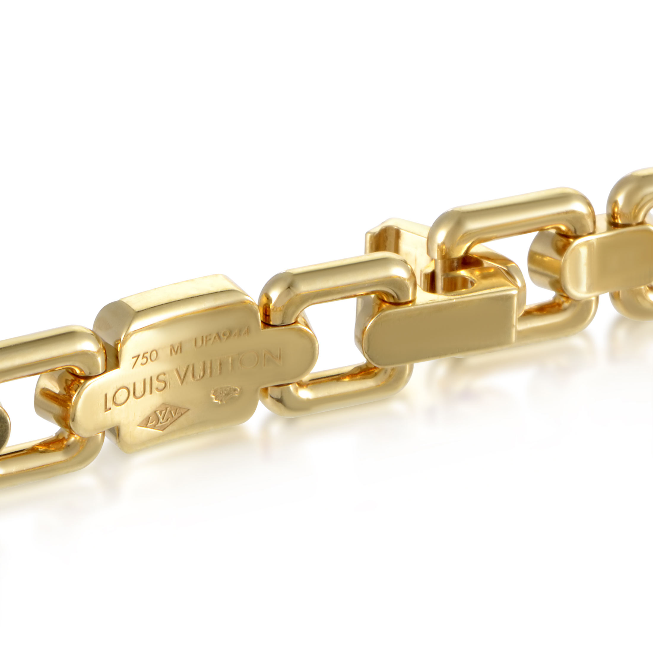 Louis Vuitton Women&#39;s 18K Yellow Gold Chain Link Bracelet | eBay
