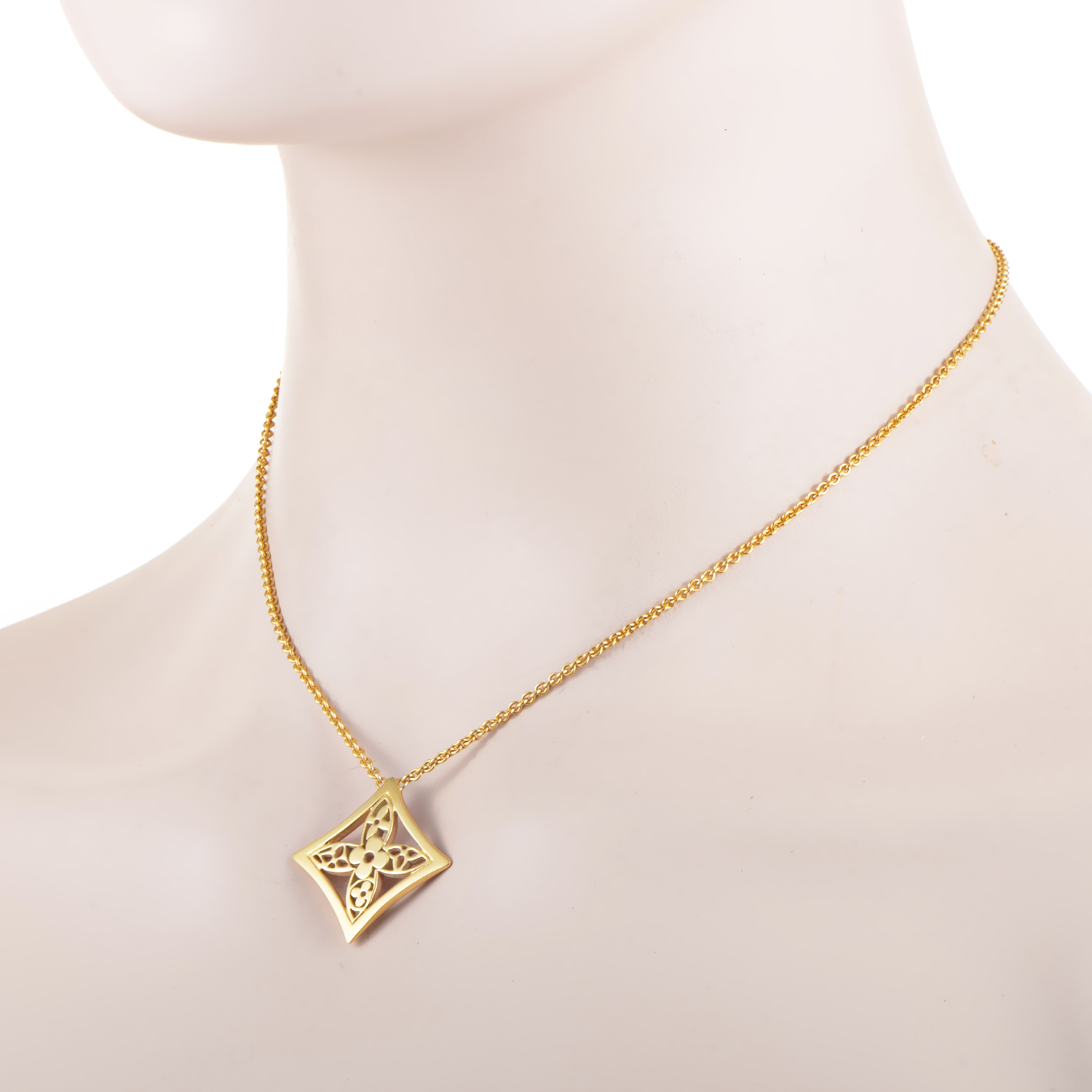 Louis Vuitton Idylle Blossom Women&#39;s 18K Yellow Gold Pendant Necklace | eBay