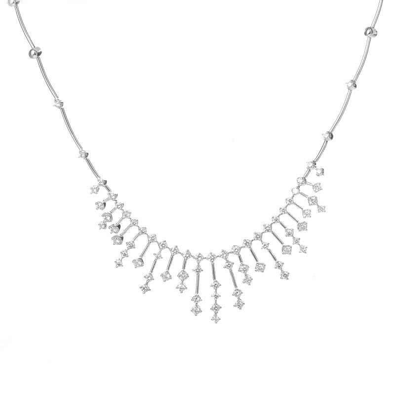 Home Jewelry Salvini 18K White Gold Diamond Necklace