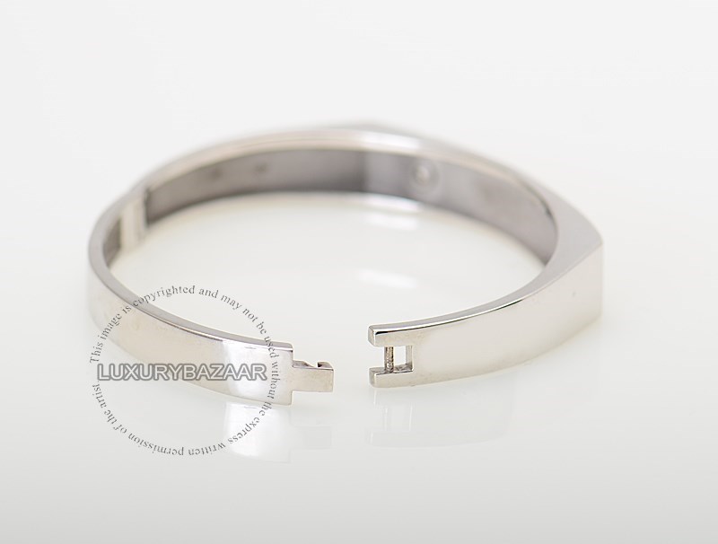 Hearts on Fire 18K White Gold & Diamond Dream Gents Bracelet Luxury