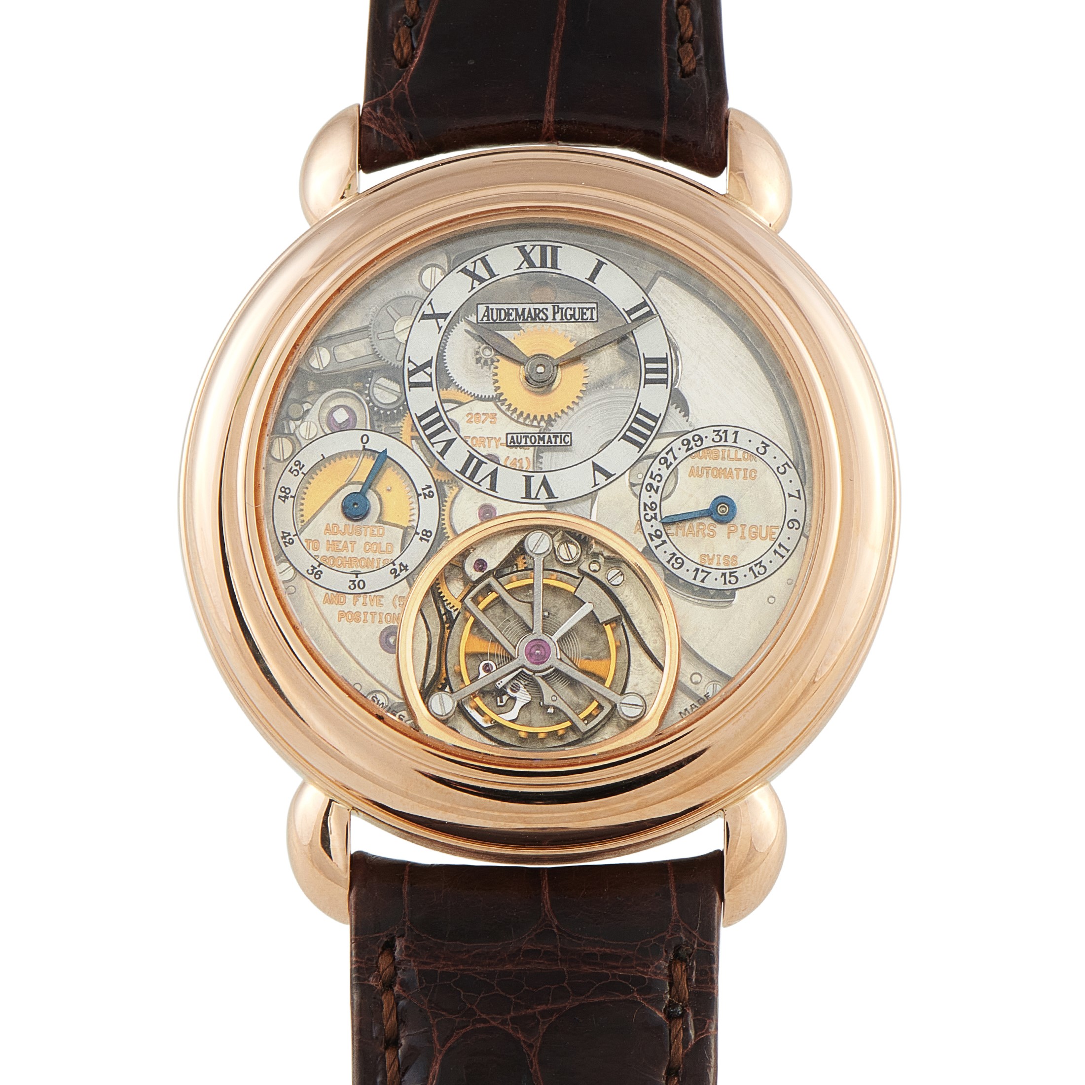 Audemars Piguet Jules Audemars Tourbillon 18K Rose Gold Special Edition Watch 25718OR.O.0002.01