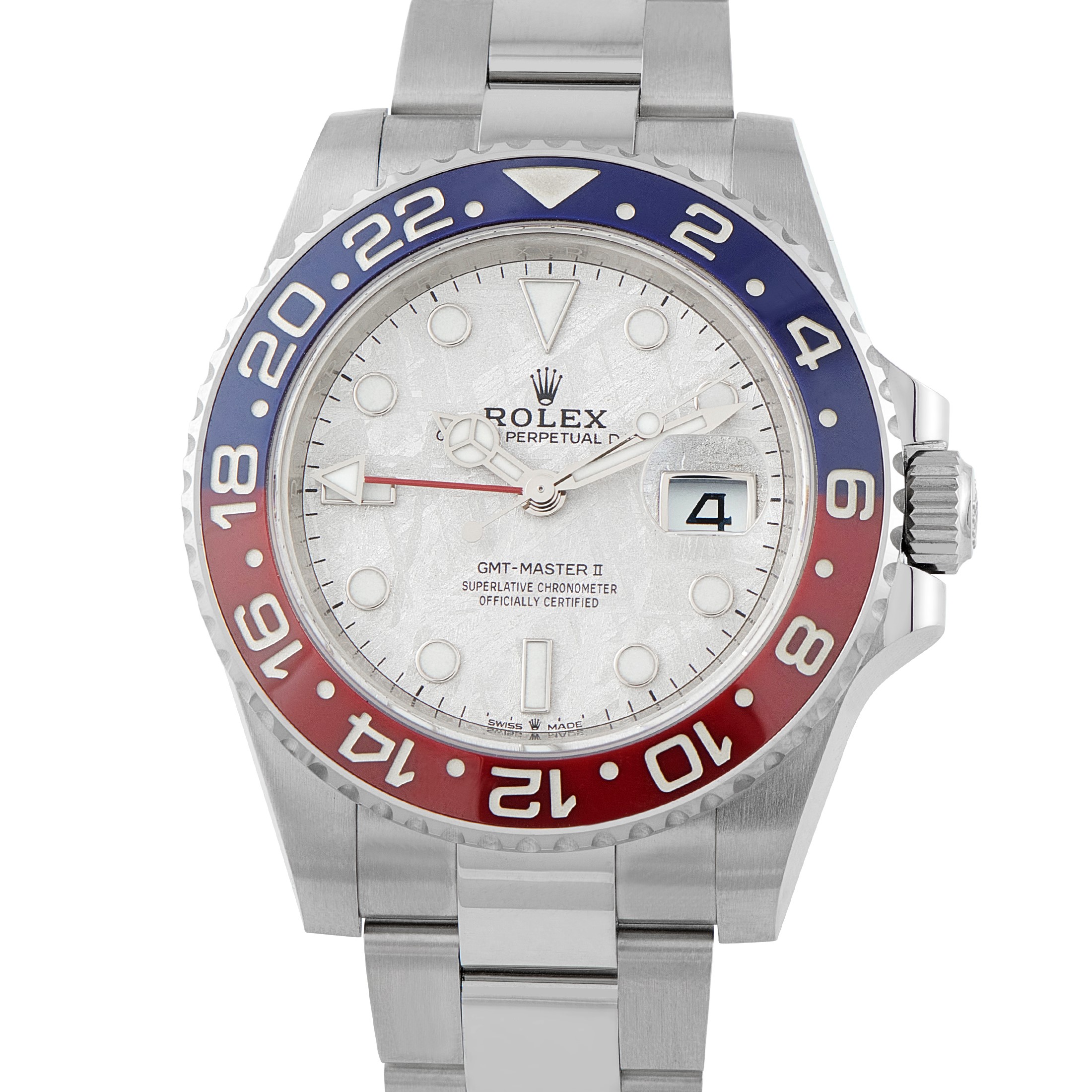 Rolex GMT-Master II Meteorite Dial White Gold Oyster Watch 126719BLRO